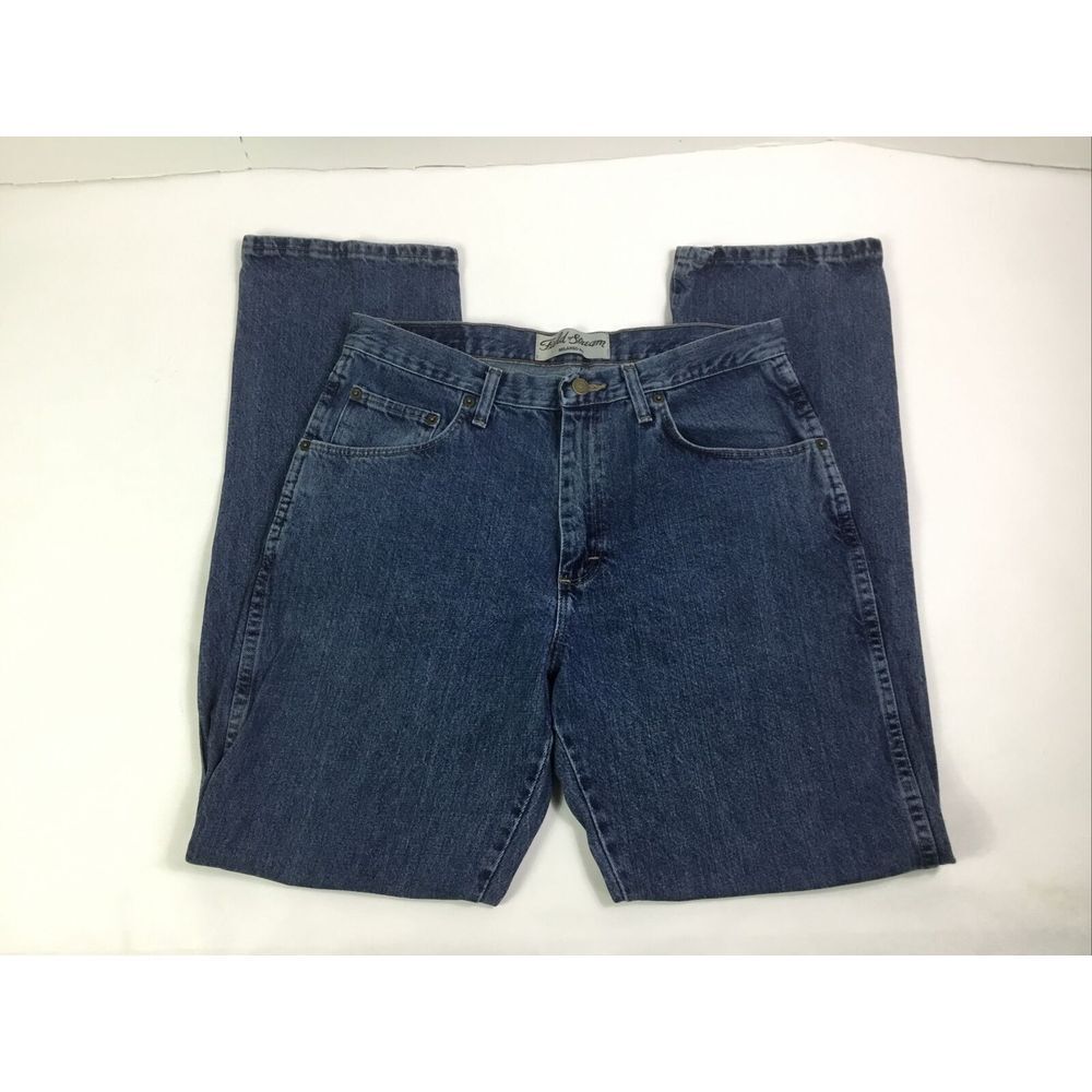 Field &‎ Stream Jeans Relaxed Fit  Mens Size 32X32 straight leg Blue Denim Pants
